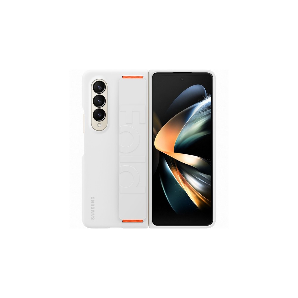 Предпазен калъф Samsung Silicone Grip Cover за Galaxy Z Fold4, White