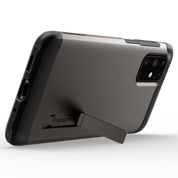 Spigen Tough Armor хибриден кейс с най-висока степен на защита Tech за Samsung Galaxy S20+ Plus, Gunmetal