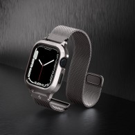 Каишка SPIGEN METAL FIT ”PRO” APPLE WATCH 7 / 8 (45 MM) GRAPHITE