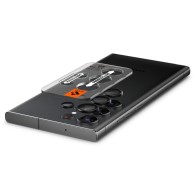 Стъклен Протектор за камера Spigen Optik.TR ”Ez Fit” 2-Pack за Samsung Galaxy S23 Ultra, Black