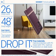 Калъф Spigen Caseology Parallax Samsung Galaxy S23 Ultra, Burgundy