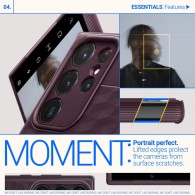 Калъф Spigen Caseology Parallax Samsung Galaxy S23 Ultra, Burgundy