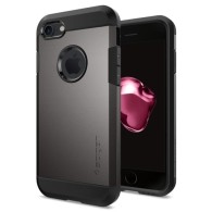 Spigen Tough Armor хибриден кейс с най-висока степен на защита Tech за iPhone 7/8, Gunmetal
