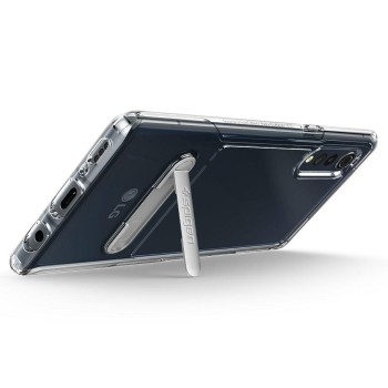 Калъф Spigen Slim Armor Essential S за LG Velvet, Crystal Clear