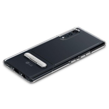 Калъф Spigen Slim Armor Essential S за LG Velvet, Crystal Clear