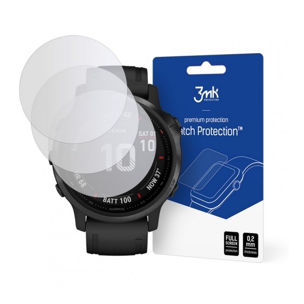 Стъклен протектор 3MK Watch Protection 3бр. за Garmin Fenix 5S/6S/6S Pro