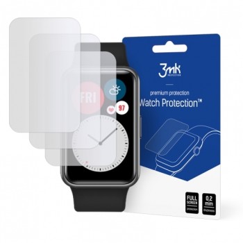 Стъклен протектор 3MK Watch Protection 3бр. за Huawei Watch Fit