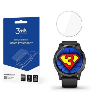 Стъклен протектор 3MK Watch Protection 3бр. за Garmin Vivoactive 4