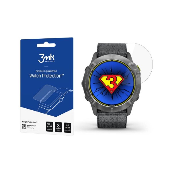 Стъклен протектор 3MK Watch Protection 3бр. за Garmin Enduro