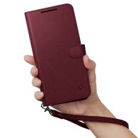 Калъф Spigen Wallet ”S” Plus за Samsung Galaxy S23, Burgundy