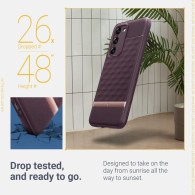 Калъф Spigen Caseology Parallax за Samsung Galaxy S23, Burgundy