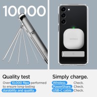 Калъф Spigen Ultra Hybrid ”S” за Samsung Galaxy S23+ Plus, Crystal Clear