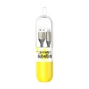 Baseus 16x Lightning nylon Комплект Led USB Кабел, 2.4A, 1m.