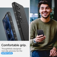 Калъф Spigen Liquid Air за Samsung Galaxy S23+ Plus, Matte Black