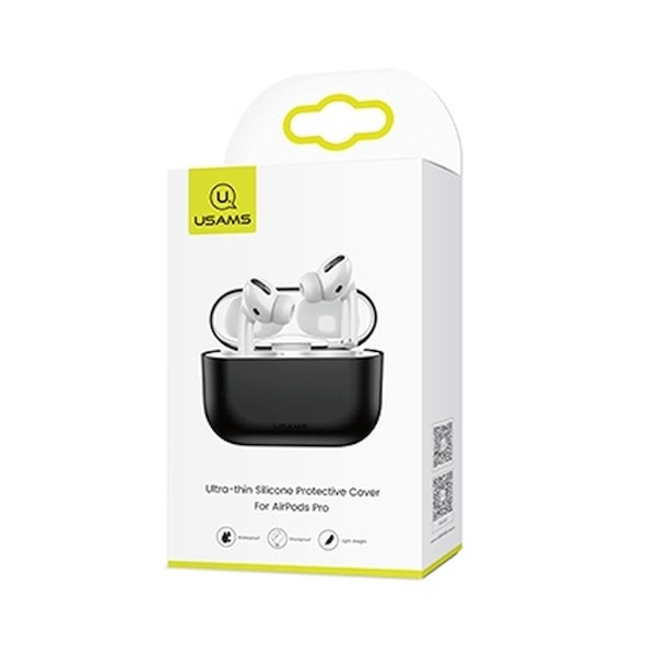 Калъф USAMS Light silicon за Apple AirPods Pro, Black