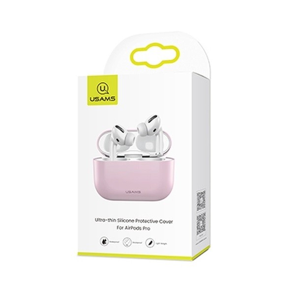 Калъф USAMS Light silicon за Apple AirPods Pro, Pink