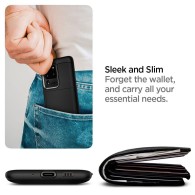 Spigen Slim Armor Cs хибриден кейс с най-висока степен на защита за Samsung Galaxy S20 Ultra, Black