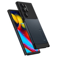 Калъф Spigen Slim Armor За Samsung Galaxy S23 Ultra, Metal Slate