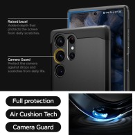 Калъф Spigen Tough Armor За Samsung Galaxy S23 Ultra, Black