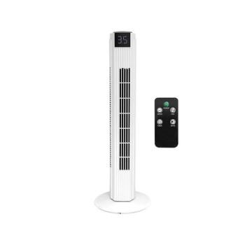 Вентилатор тип кула LTC LXWT25, 50W, LCD. Remote Control, White
