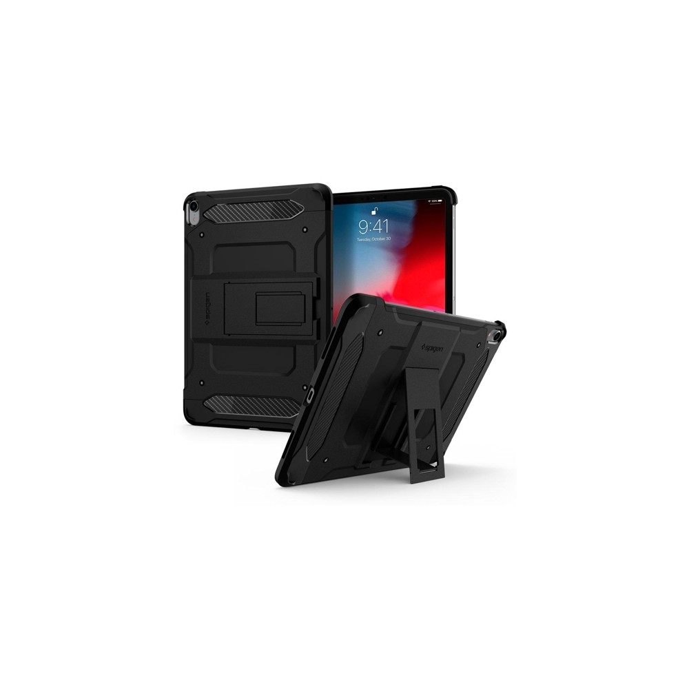 Spigen Tough Armor Tech хибриден кейс с най-висока степен на защита Tech за Apple iPad Pro 12.9 2018, Black