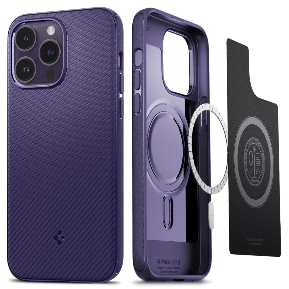 Калъф Spigen Mag Armor за iPhone 14 Pro, Deep Purple