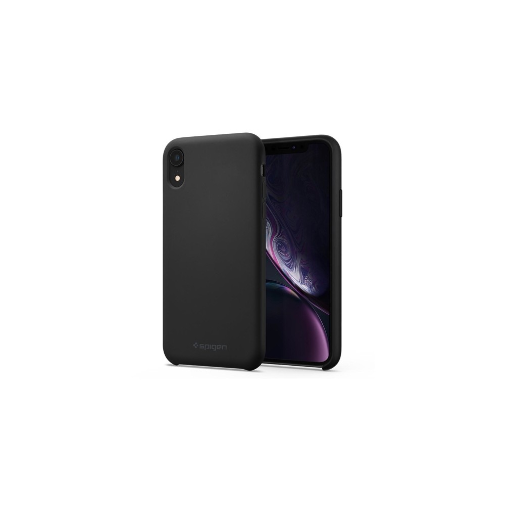 Spigen Silicone Fit iPhone XR, Black