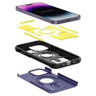 Калъф Spigen Tough Armor Mag MagSafe за iPhone 14 Pro Max, Deep Purple