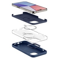 Калъф Spigen Silicone Fit Mag MagSafe За iPhone 14 Pro Max, Navy Blue