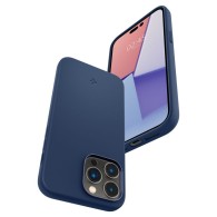 Калъф Spigen Silicone Fit Mag MagSafe За iPhone 14 Pro Max, Navy Blue