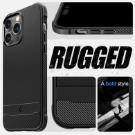 Калъф Spigen Rugged Armor Mag MagSafe За iPhone 14 Pro Max, Matte Black