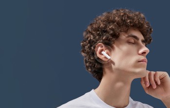 Безжични слушалки Haylou Moripods, TWS, Bluetooth 5.2, White