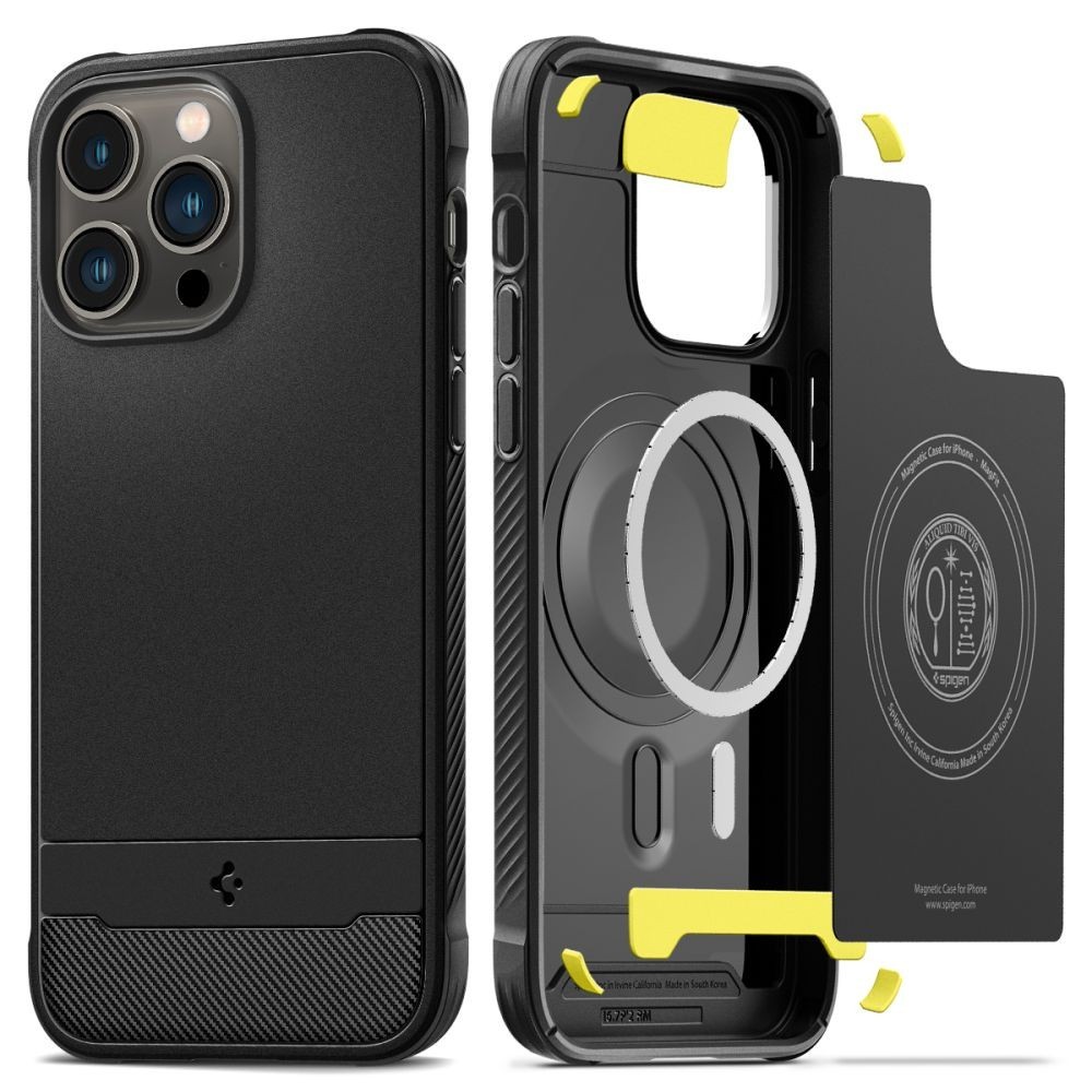 Калъф Spigen Rugged Armor Mag MagSafe За iPhone 14 Pro Max, Matte Black