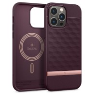 Калъф Spigen Caseology Parallax Mag MagSafe За iPhone 14 Pro Max, Burgundy