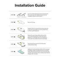 Протектор Ringke Dual Easy, 2-Pack за Samsung Galaxy S23 Ultra, Clear