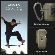 Калъф Spigen Lock Fit за Apple Airpods Pro 1 / 2, Vintage Khaki