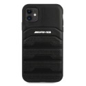 Калъф AMG Leather Debossed Lines AMHCN61GSEBK за iPhone 11, Black