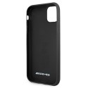 Калъф AMG Leather Curved Lines AMHCP12MOSDBK за iPhone 12/12 Pro, Black