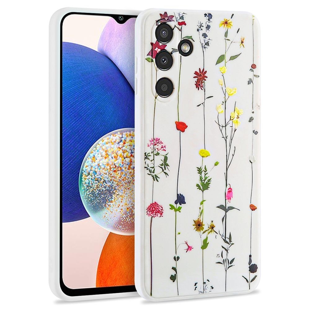 Калъф Tech-Protect Mood За Samsung Galaxy A14 4G / 5G, Garden White