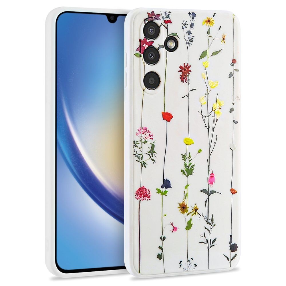 Калъф Tech-Protect Mood За Samsung Galaxy A34 5G, Garden White