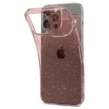 Калъф Spigen Liquid Crstal за iPhone 13 Pro, Glitter Rоse