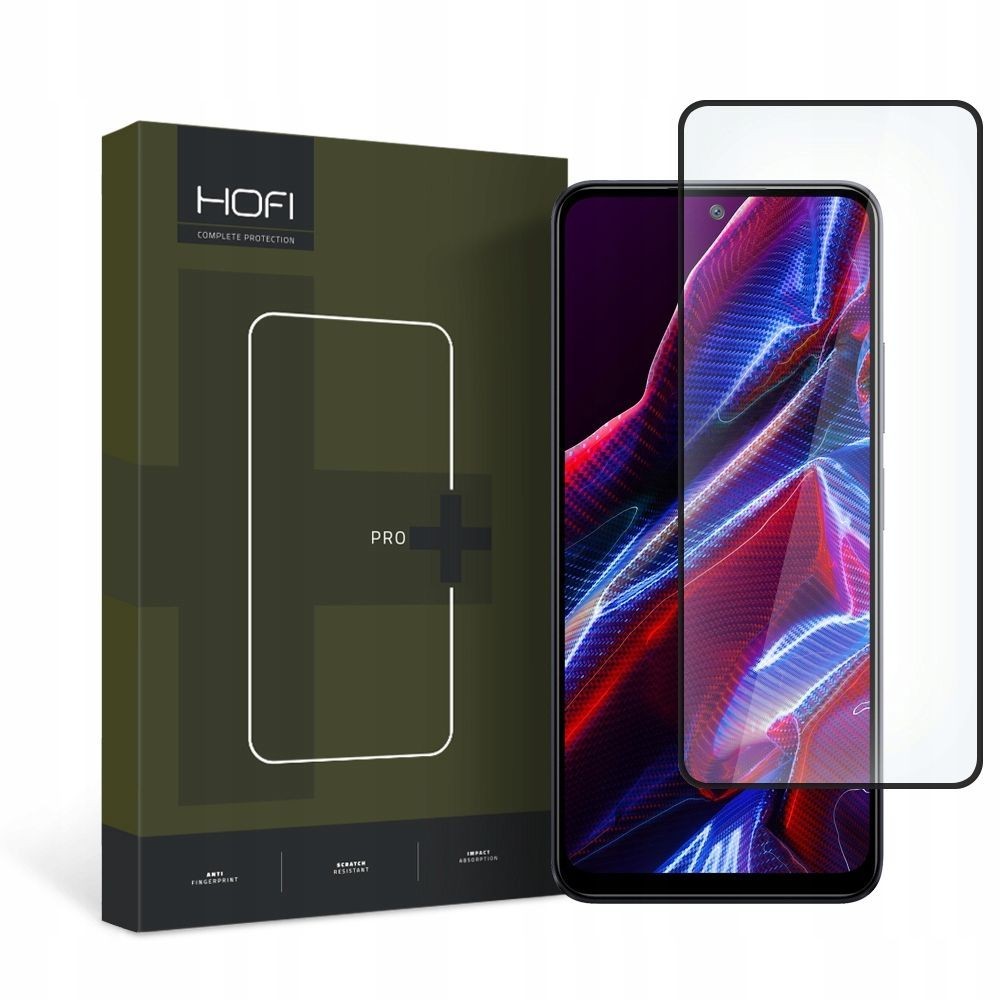 Стъклен Протектор Hofi Glass Pro+ за Xiaomi Redmi Note 12 / Poco X5 5G, Black
