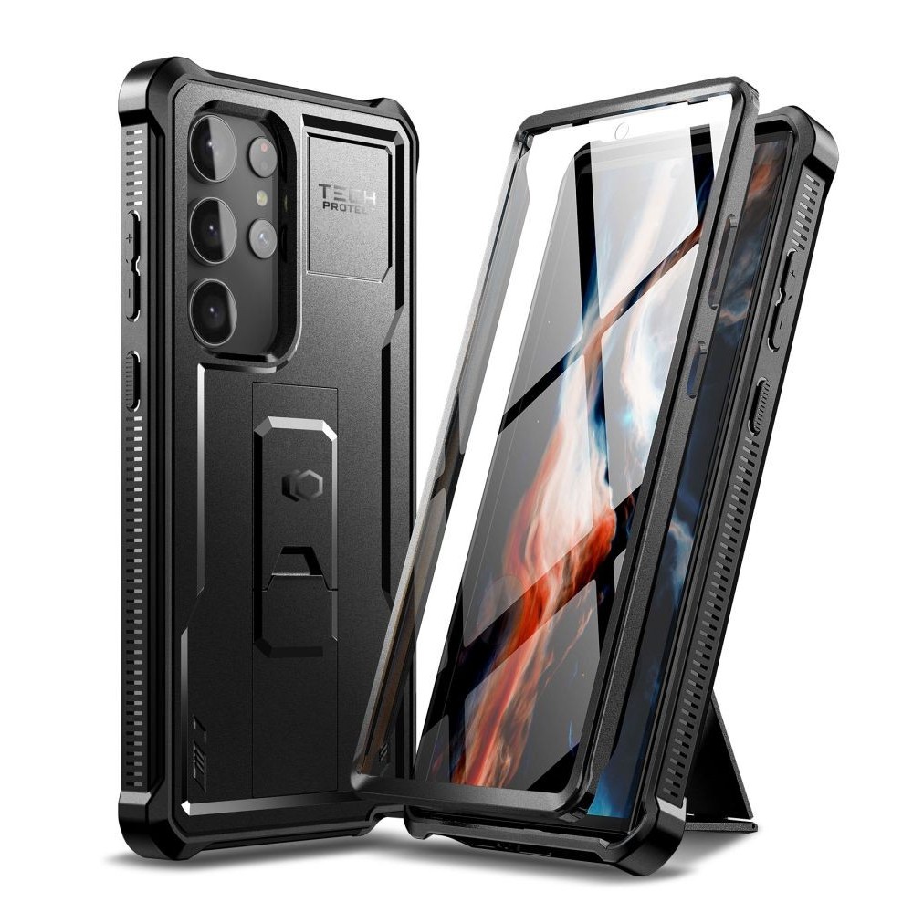 Калъф Tech-Protect Kevlar Pro За Samsung Galaxy S23 Ultra, Black