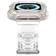 Каишка Spigen Rugged Armor ”PRO” за Apple Watch Ultra 49mm, Crystal Clear