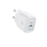 Зарядно Spigen PE2C10CL, MFi Network Charger, PD20W + PD Lightning Кабел, White