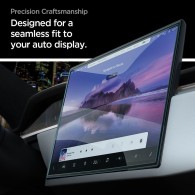 Стъклен Протектор Spigen Glas.TR ”Ez Fit” за Tesla Model X 2022 / Model S 2021, Black