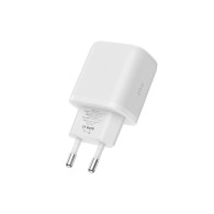 Зарядно Tech-Protect C20W, PD20W / QC3.0 + USB-C Към USB-C кабел, White