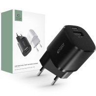 Зарядно Tech-Protect C20W Mini, 2-Port, PD20W / QC3.0, Black