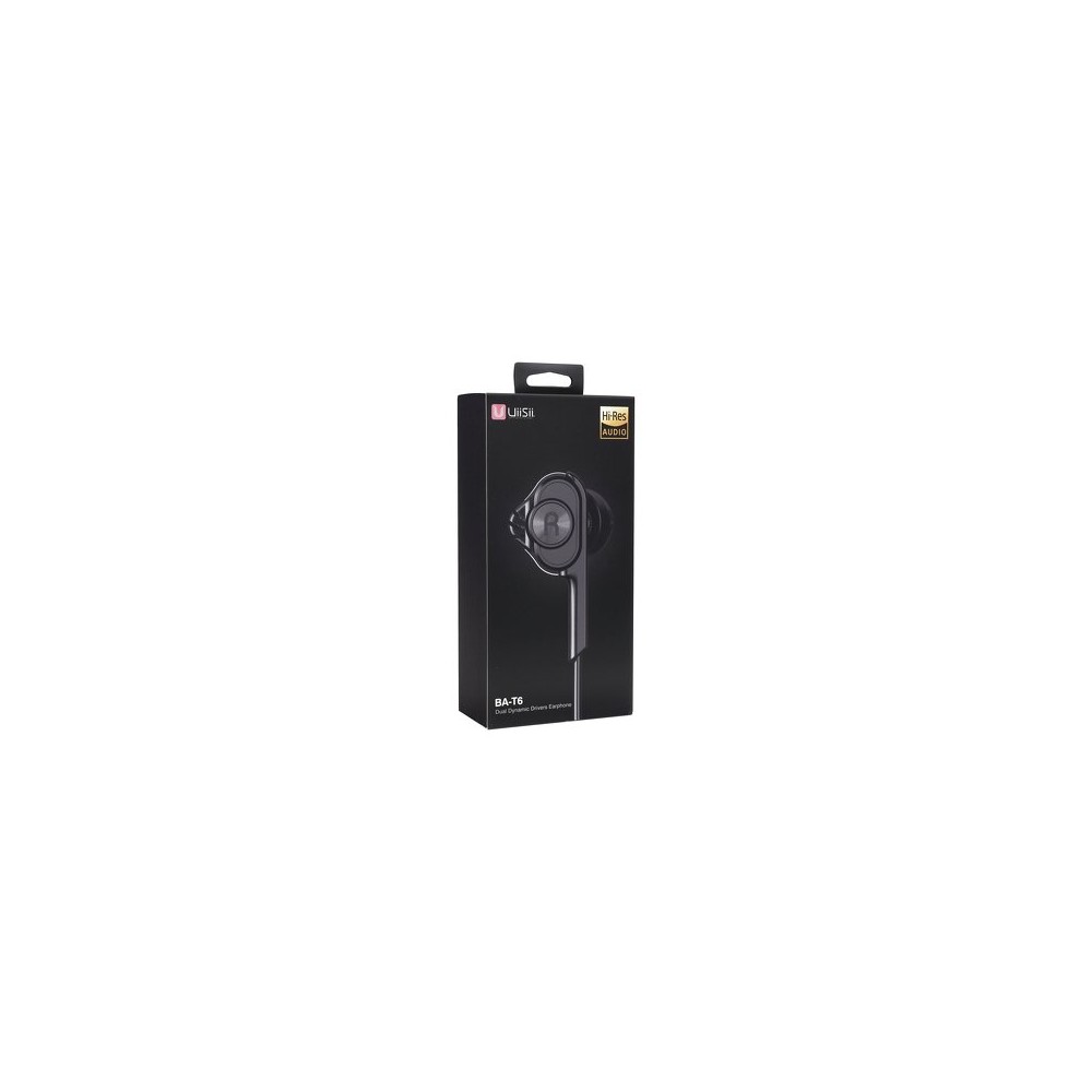 Слушалки UiiSii BA-T6 mini 3.5mm Jack, Черен