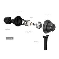 Слушалки UiiSii GT900, 3.5mm Jack, Черен